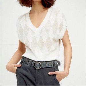 Free People Through the Motions Vest Cream